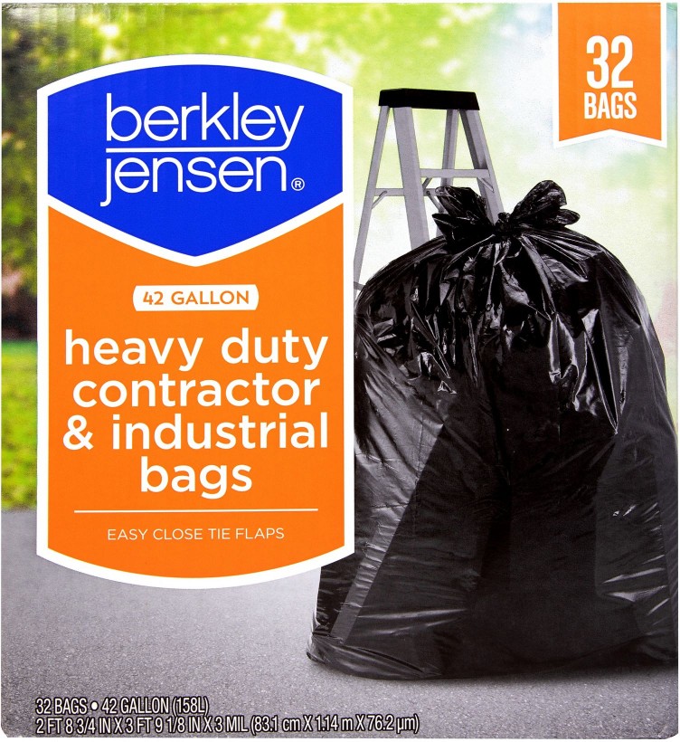 Heavy Duty Contractor & Industrial Bags, 32 ct./42 gal.