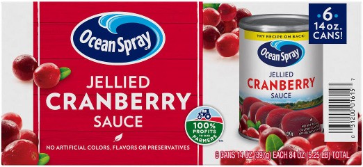 Jellied Cranberry Sauce 14 oz
