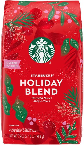 Holiday Blend Medium Roast Ground Coffee, 1 bag (35 oz.)