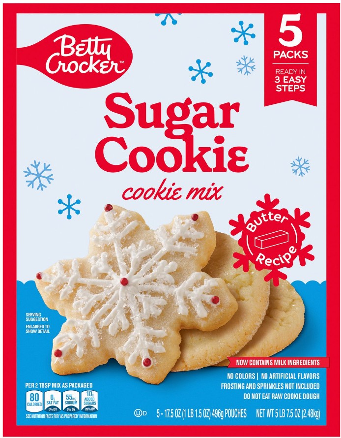 Sugar Cookies Baking Mix, Bakes 110 Cookies, 5 pk./17.5 oz.