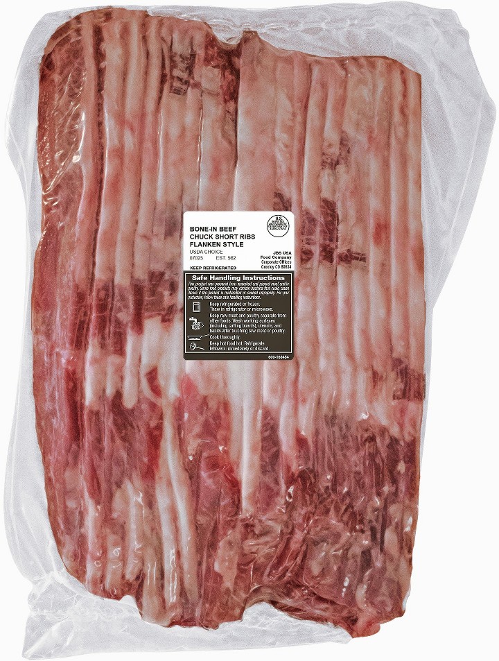 Flanken Style Beef Short Ribs, 3.75-4.5 lbs.