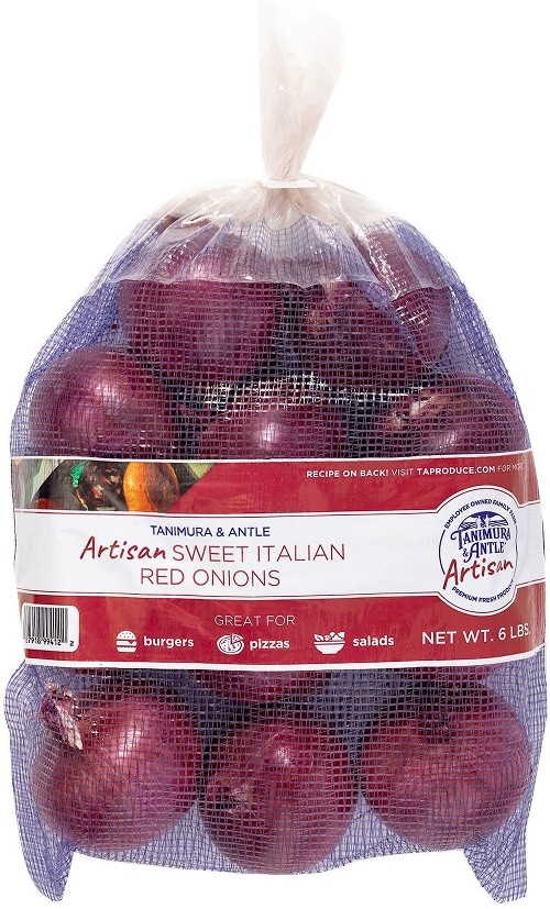 Artisan Sweet Italian Red Onions, 6 lbs.
