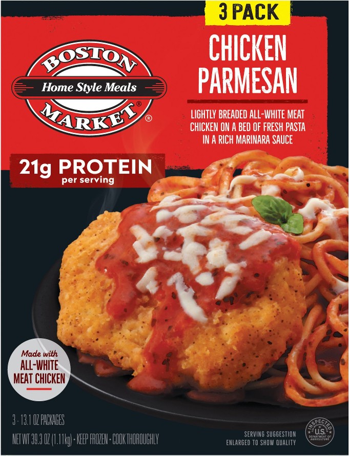 Chicken Parmesan With Spaghetti & Marinara Sauce Meal, 3 pk./13 oz.