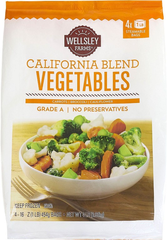 Frozen California Vegetable Blend, 4 ct./1 lb.