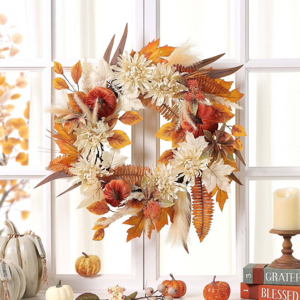 26" Harvest Wreath