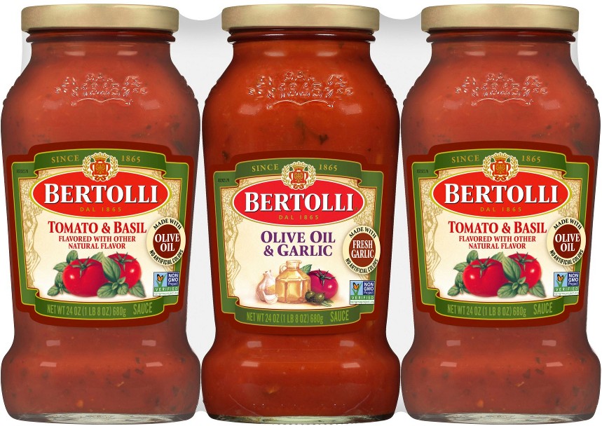 Pasta Sauce Variety Pack - Tomato & Basil and Olive Oil & Garlic, 3 pk./24 oz.