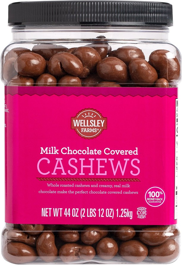 Milk Chocolate Covered Cashews, 44 oz.