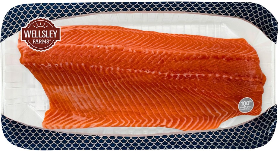 Skin-On Chilean Salmon, 1.5-2.75 lbs.