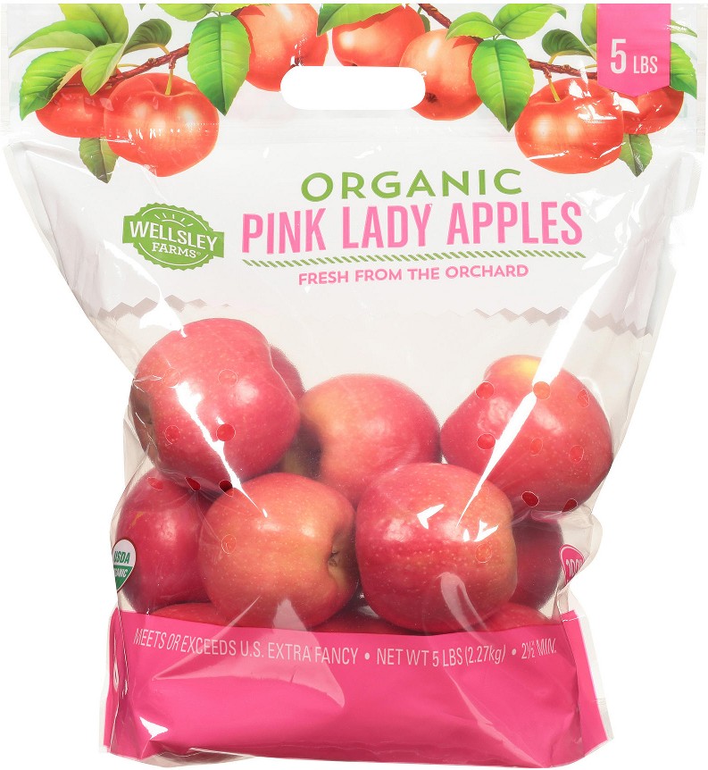 Organic Pink Lady Apples, 5 lbs.