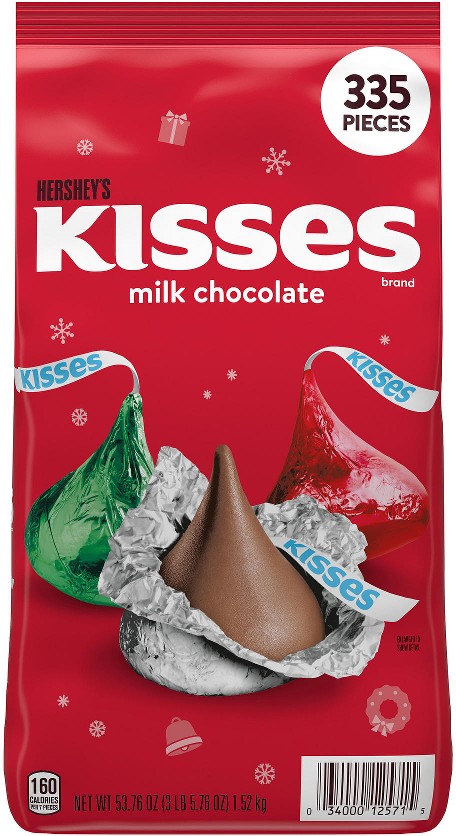 Milk Chocolate, Christmas, Candy Bulk Bag, 335 ct.