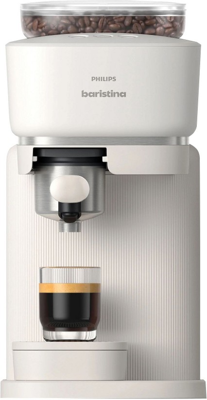 Baristina Fresh Ground Espresso Machine â€“ White