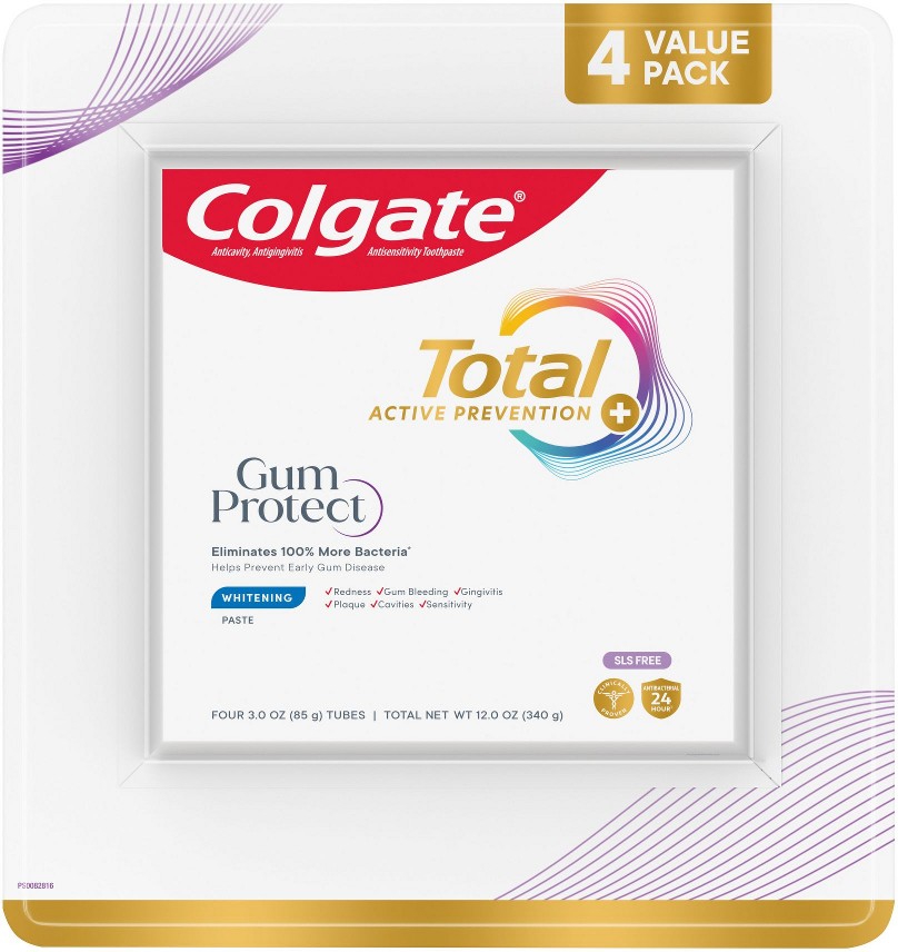 Gum Protect Toothpaste, Whitening, 4 pk./3 oz.