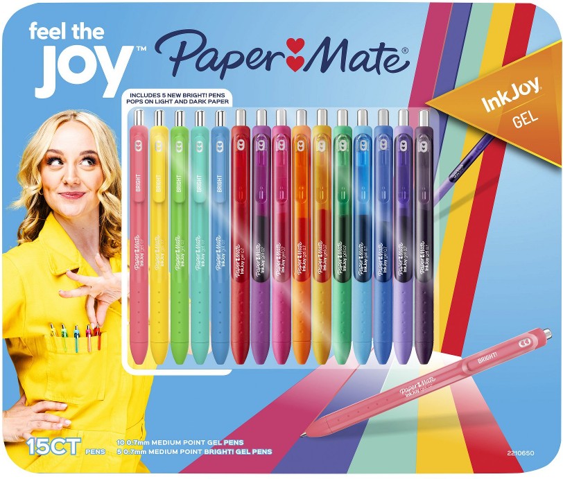 Ink Joy Gel Rt Ast 15 ct. 0.7mm