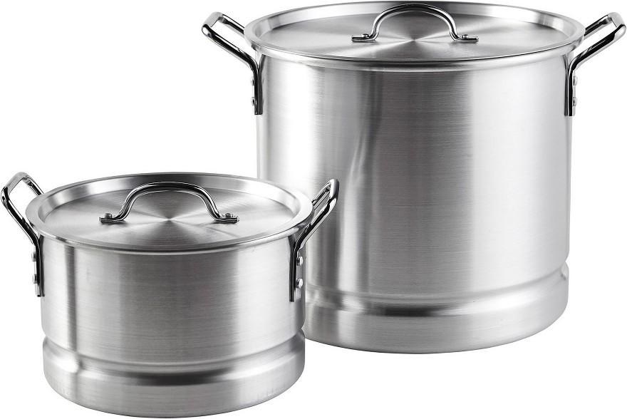 2-Piece Tamales Steamer Set, 32 qt./10 qt. - Silver