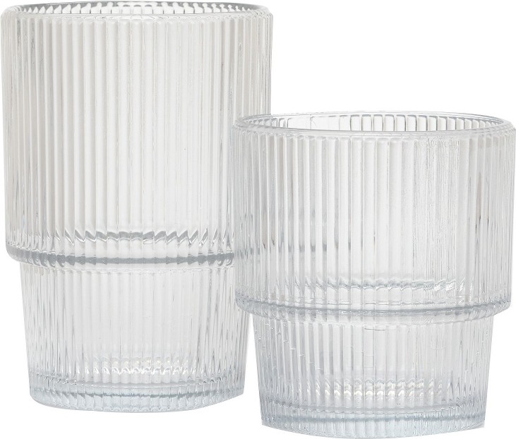 Monaco 16-Pc. Glass Drinkware Set
