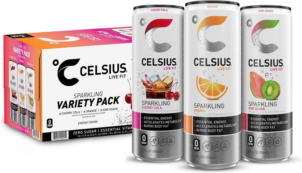Sparkling New Core Variety Pack, Functional Energy Drink, 18 pk./12 fl. oz.