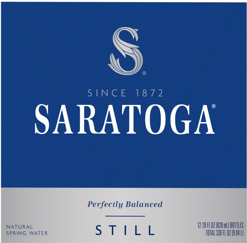 Still Spring Water, Glass Water Bottle, 12 pk./28 oz.