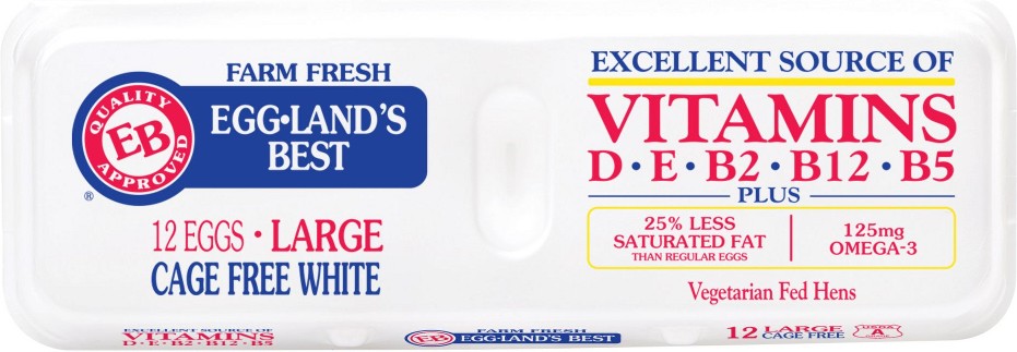 Cage Free Large White Eggs, 2 pk./12 ct.