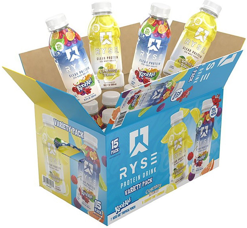 Clear Whey Protein Ready To Drink Variety Pack, 22g Protein, 15 pk.