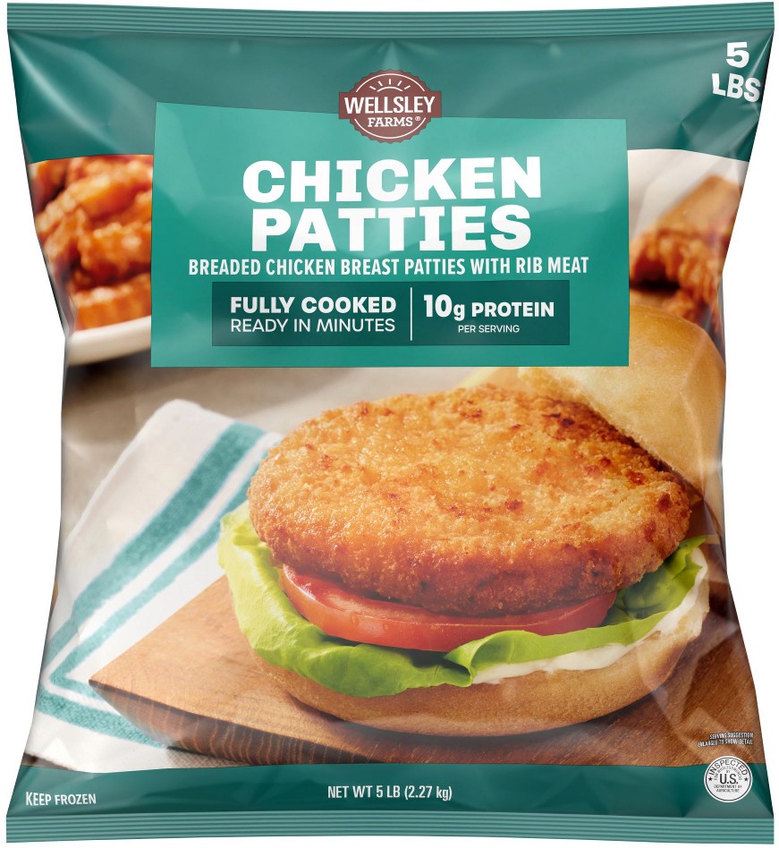 Chicken Patties, 5 lbs.