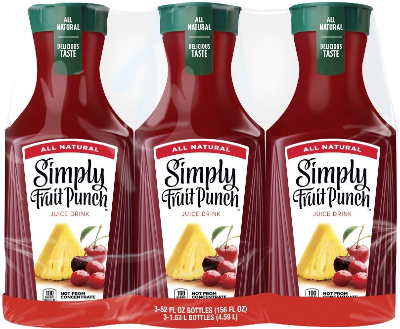 Fruit Punch, Bottles, 3 pk./52 fl. oz.