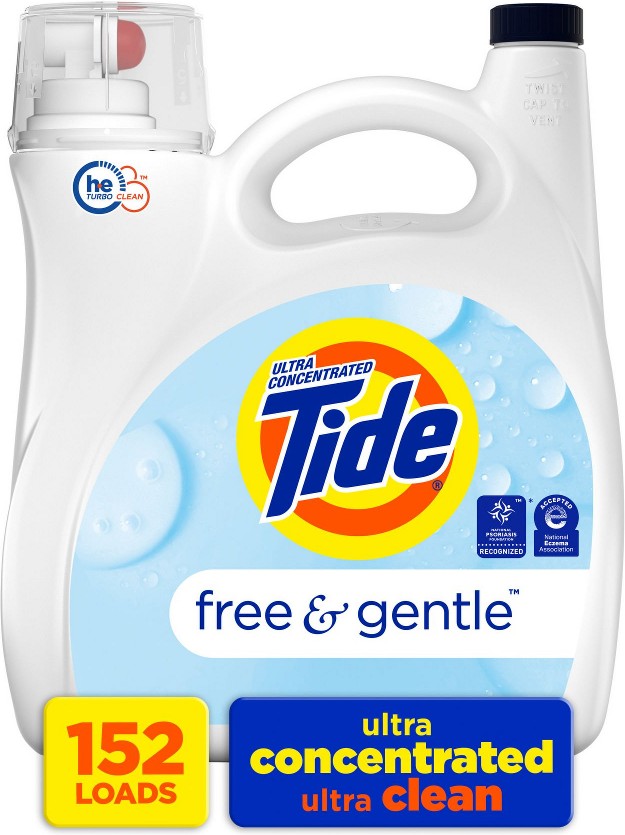Free & Gentle Liquid Laundry Detergent, 152 loads/170 oz.