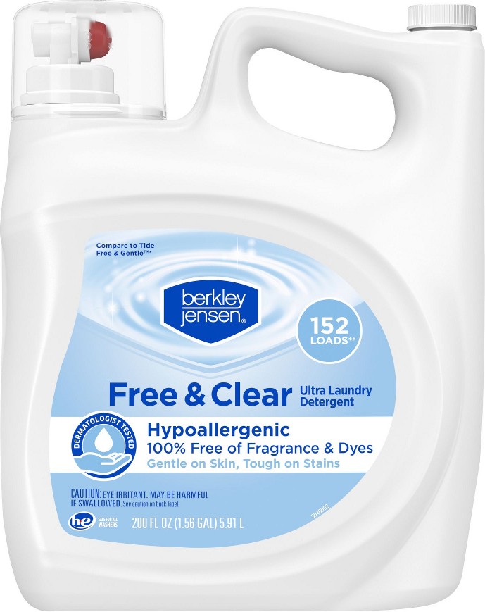 Ultra Laundry Detergent - Free & Clear, 152 loads/200 oz.