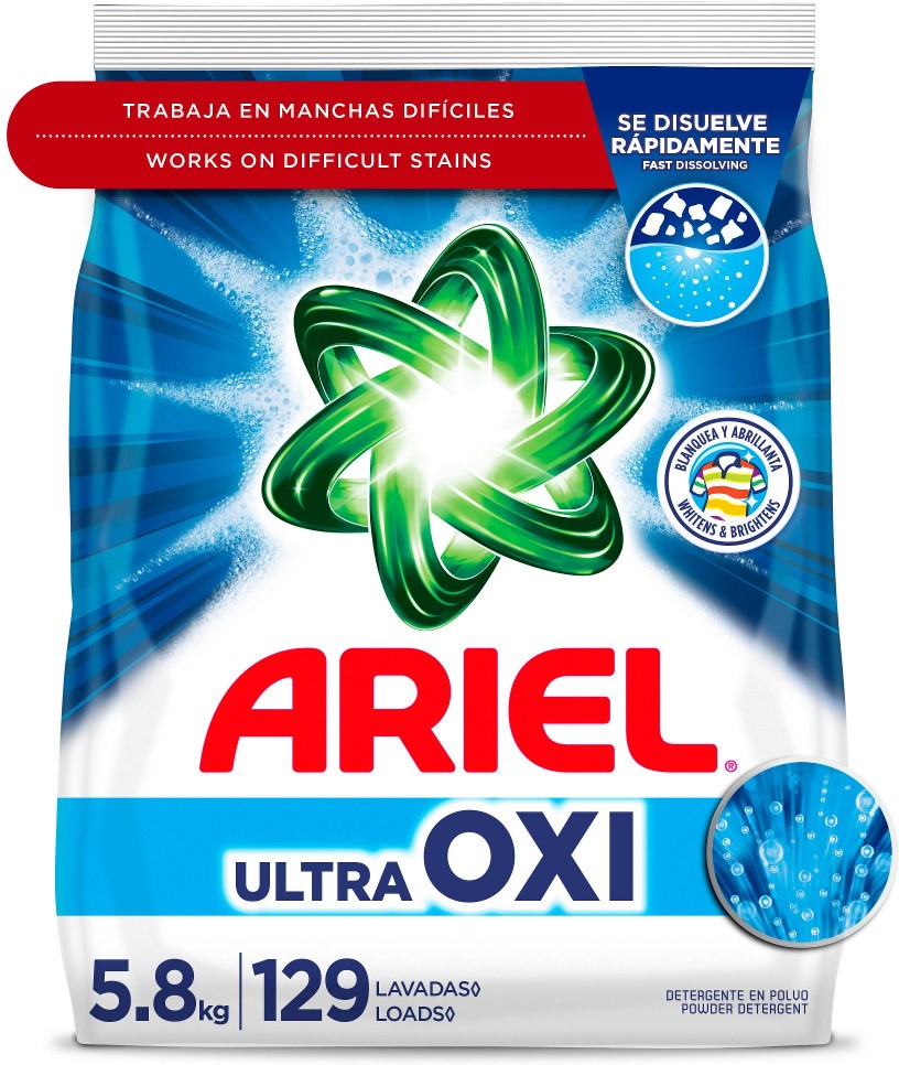 Ultra Oxi Powder Laundry Detergent - Original Scent, 129 loads