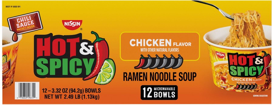 USA Hot & Spicy Bowl Chicken, 12 pk./3.32 oz.