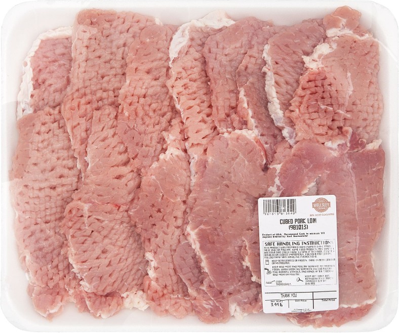 Fresh Cubed Pork Loin