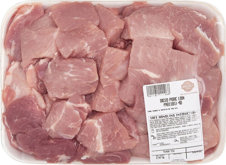 Diced Fresh Pork