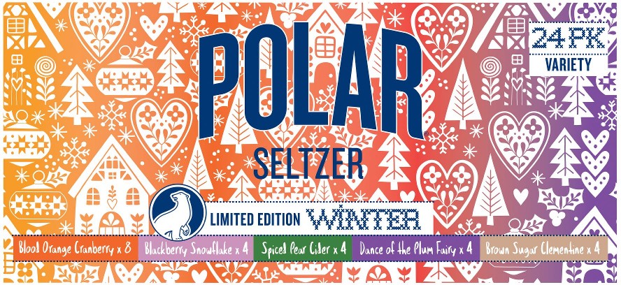Winter Seasonal Seltzer Variety Pack, 24 pk.