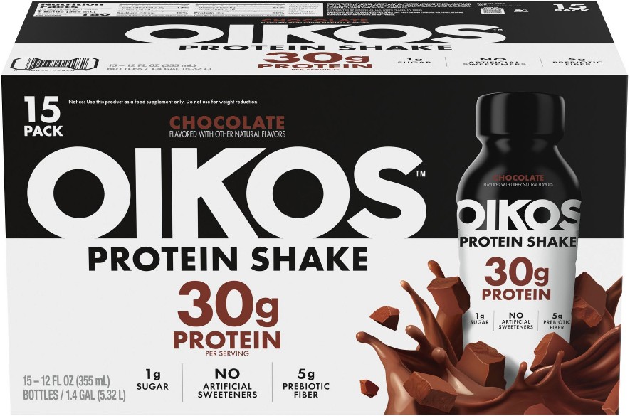 Protein Shake, Chocolate, 30g Protein, Shelf Stable, Bottles, 15 ct./12 fl. oz.