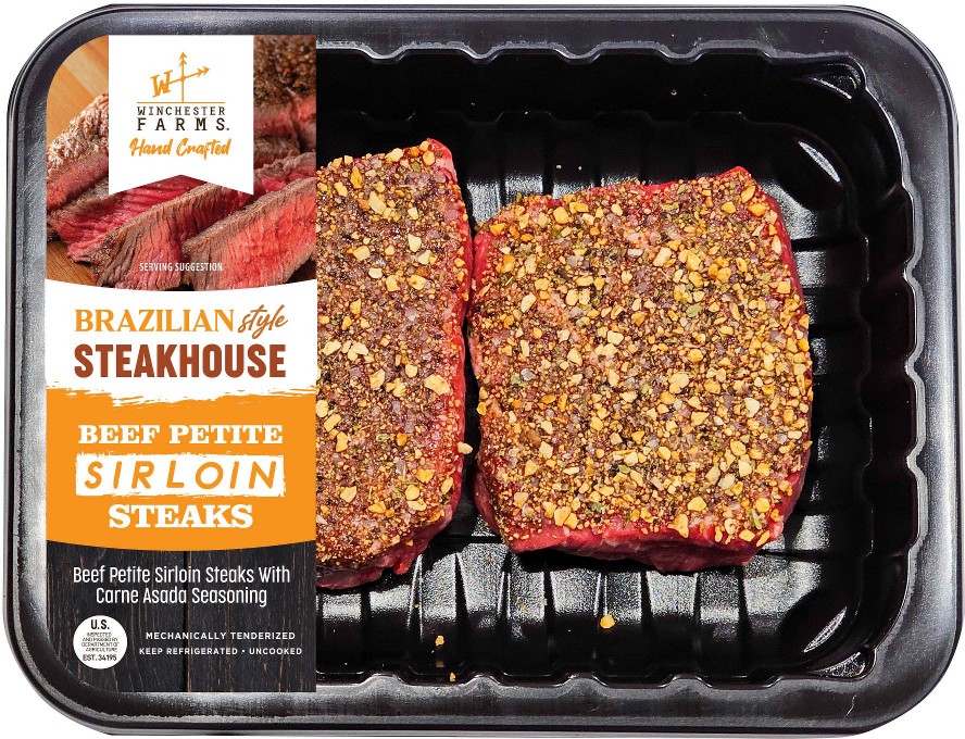 Brazilian Style Steakhouse Beef Petite Sirloin Steaks, 1.1-1.5 lbs.