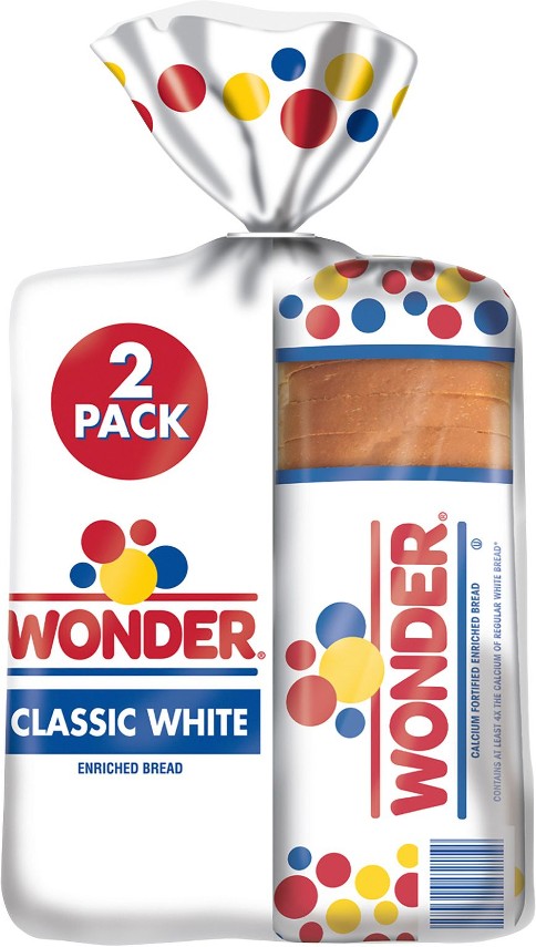 Classic White Sandwich Bread, Sliced White Bread Loaves, 2 pk./20 oz.