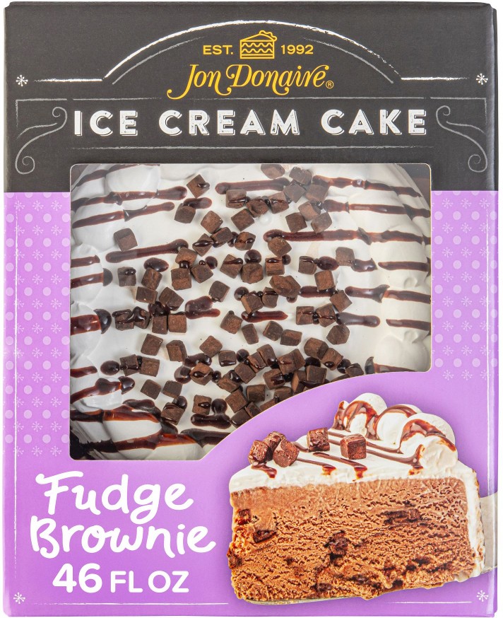 Fudge Brownie Ice Cream Cake, Serves 8