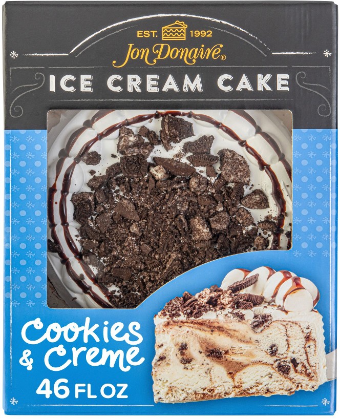 8" Cookies & Creme Ice Cream Cake, Serves 8