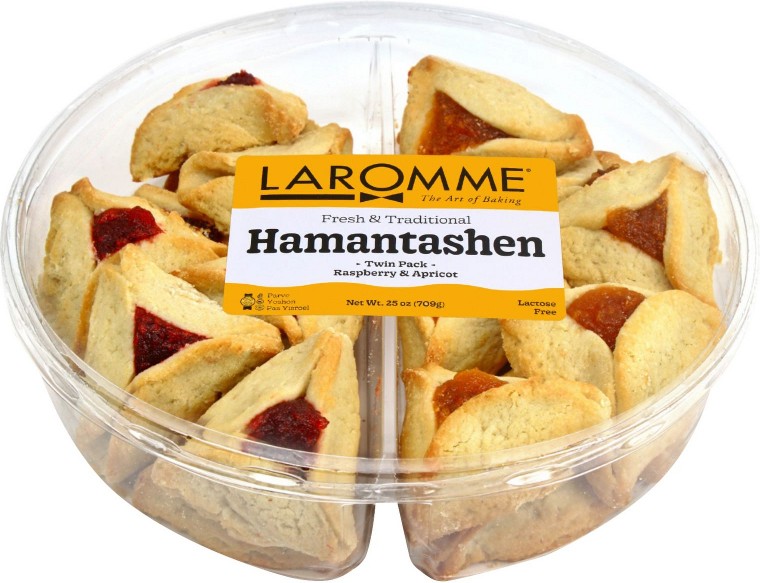 Hamantaschen Variety Pack, Raspberry & Apricot Flavored Cookies, 18 ct.