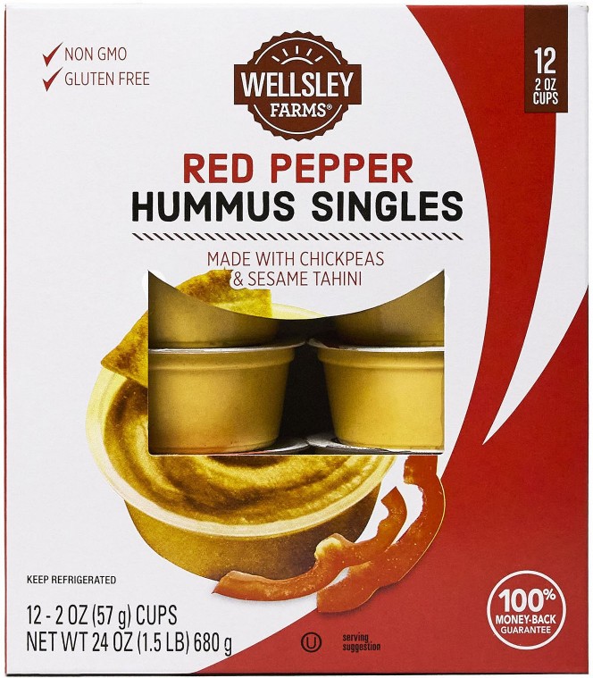 Roasted Red Pepper Hummus Singles, 12 pk./2 oz.
