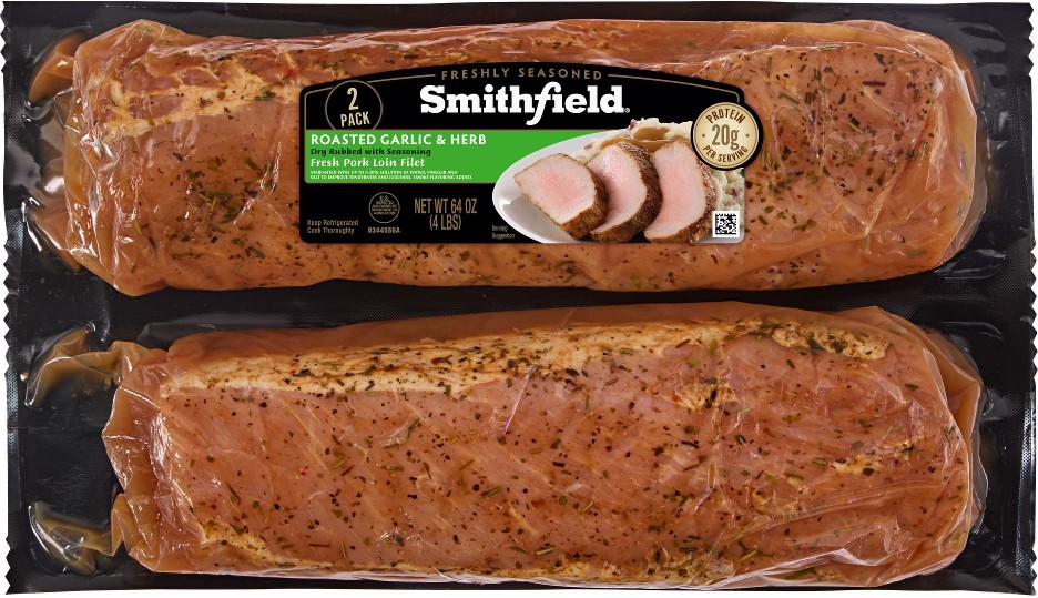 Pork Loin Filet, Garlic & Herb, 2 pk./32 oz.