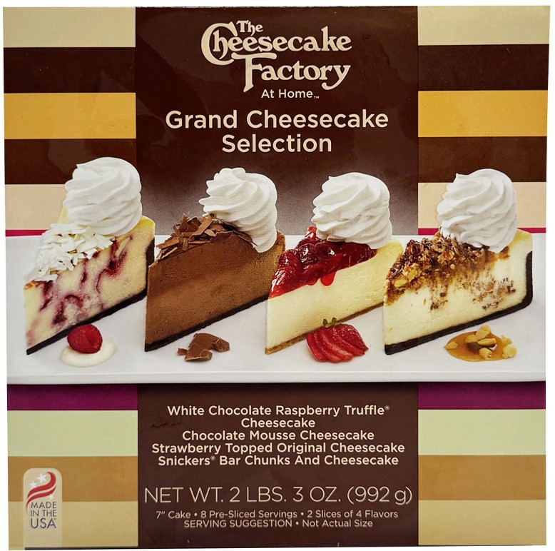7" Grand Cheesecake Selection, Serves 8 People, 35 oz.