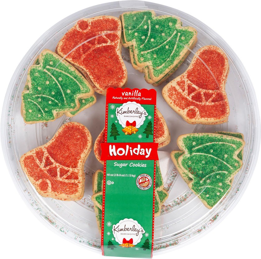 Bell And Tree Sugar Cookies, 40 ct.