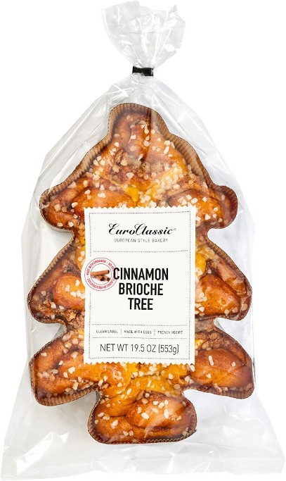 Authentic Cinnamon Pearl Sugar Brioche Tree, 10 Rolls