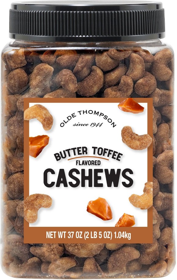 Butter Toffee Cashews, 37 oz.
