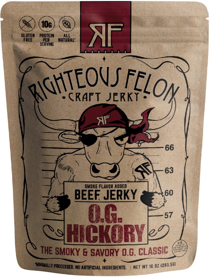 O.G. Hickory Beef Jerky, 10 oz.