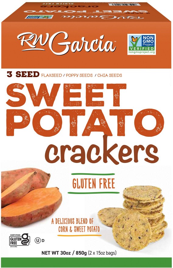 3 Seed Sweet Potato Crackers, 30 oz.