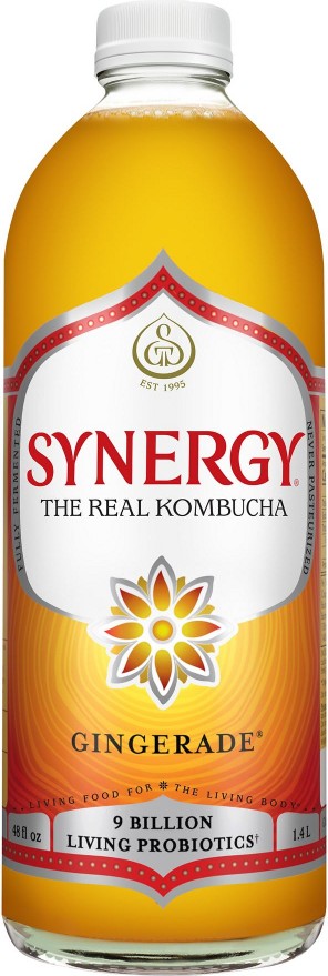 Synergy Raw Kombucha - Gingerade, 48 oz.