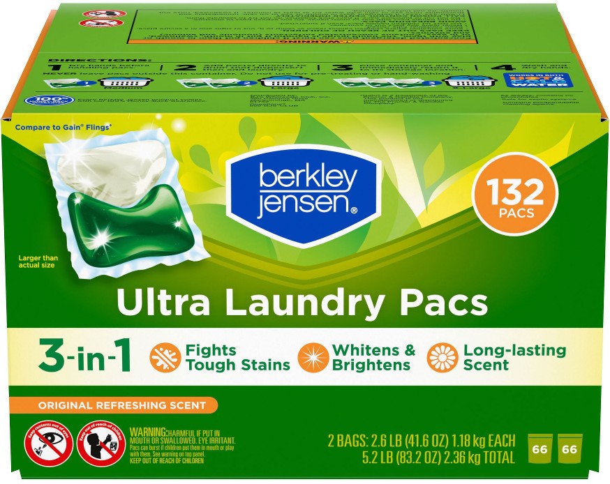 Ultra Laundry Pacs - Original Scent, 132 ct.