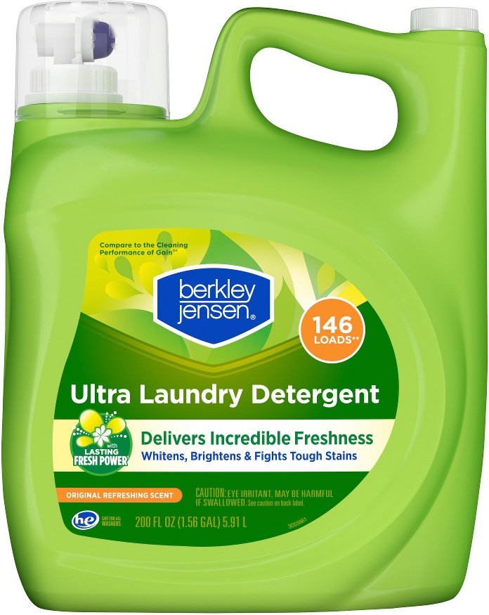 Liquid Laundry Detergent, Original Fresh Scent, 200 oz.