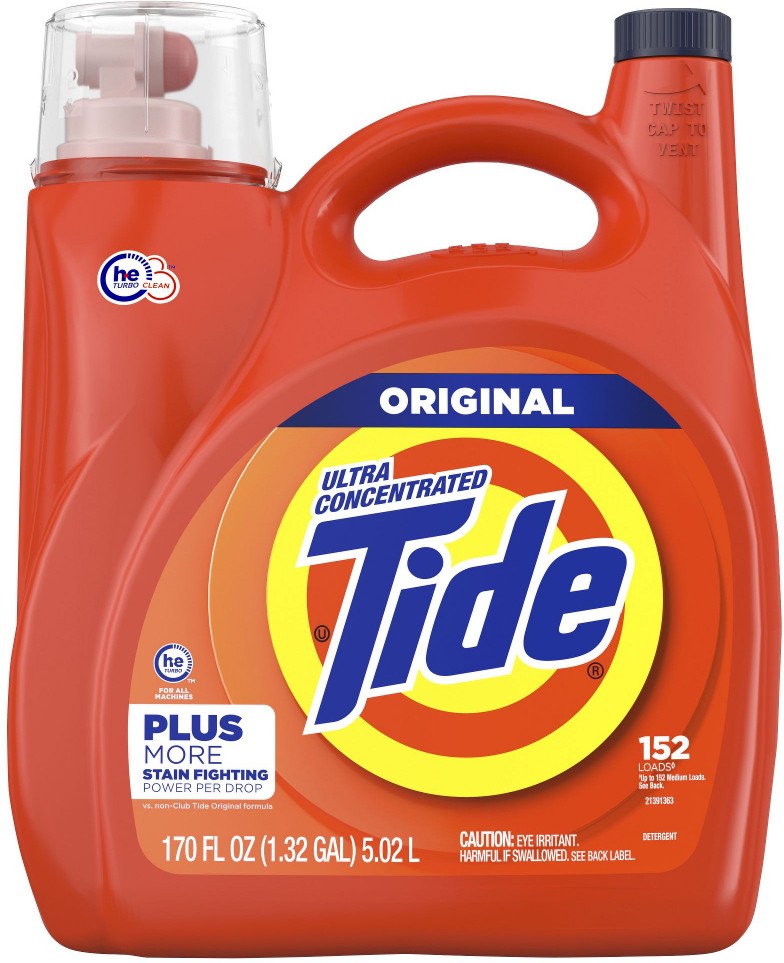 Liquid Laundry Detergent - Original Scent, 152 loads/170 oz.